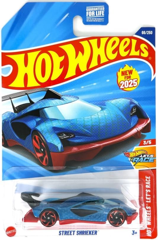 Hot Wheels Street Shrieker Lets Race 3/5 Nuevo para