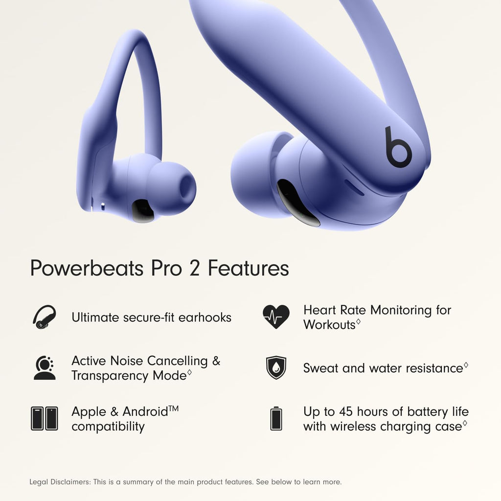 Beats PowerBeats Pro 2 - Auriculares inalámbricos de entrenamiento con