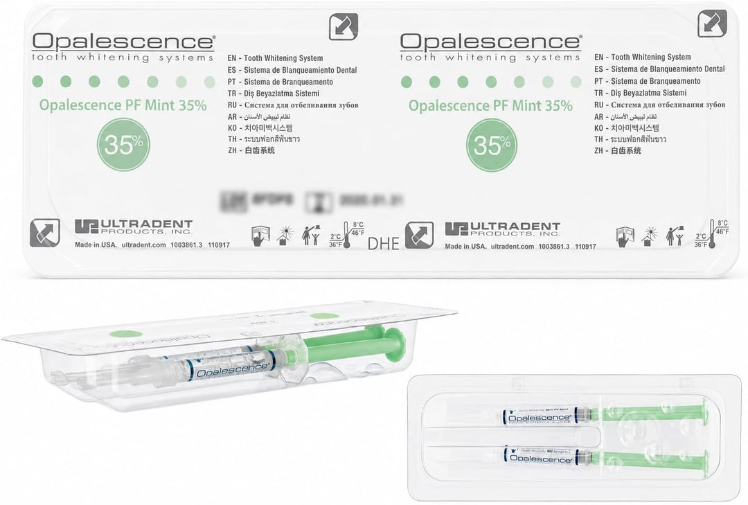 Opalescence Jeringas de gel al 35% para blanquear los dientes - Kit...