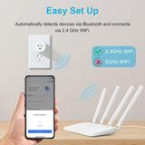 EIGHTREE Enchufe inteligente toma WiFi para el hogar