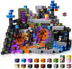 200 bloques magnéticos con bloques de luz, bloques de construcción magnéticos, juguetes de cubo de construcción magnéticos, juguetes de aprendizaje sensorial STEM, regalos de cumpleaños de Pascua, Nav