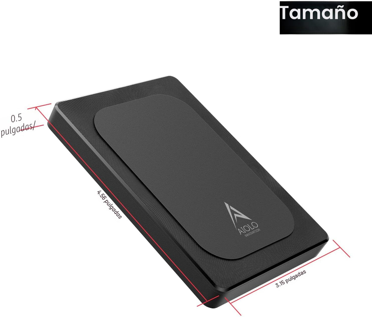 Aiolo Innovation - Disco duro externo portátil ultradelgado de 500...