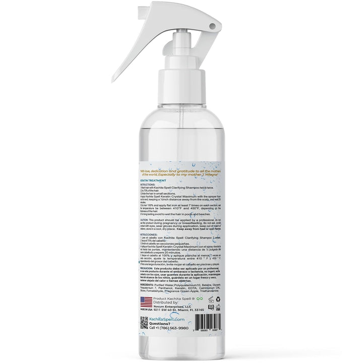 Kachita Spell Keratin Crystal Maximum 20 Minute Express - Aerosol p...