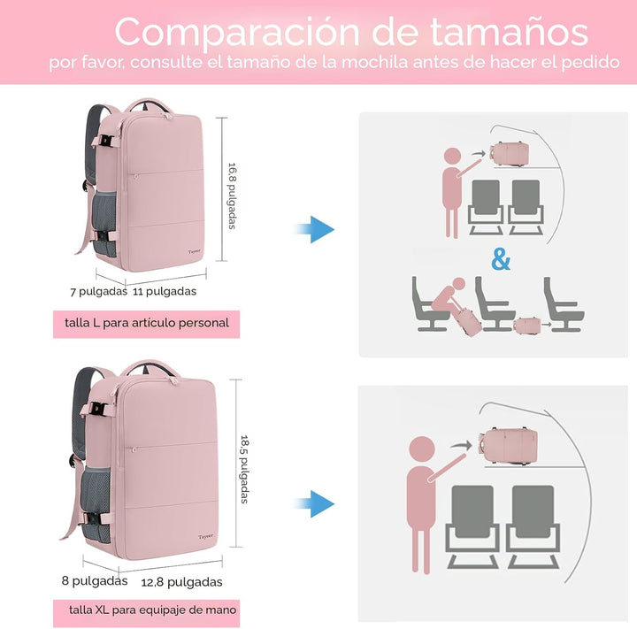 Taygeer - Mochila para laptop para mujeres, mochila de viaje grande...