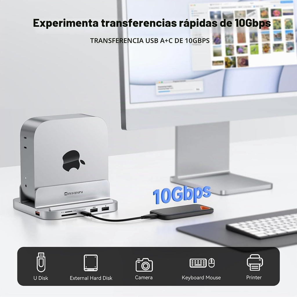minisopuru, hub USB
