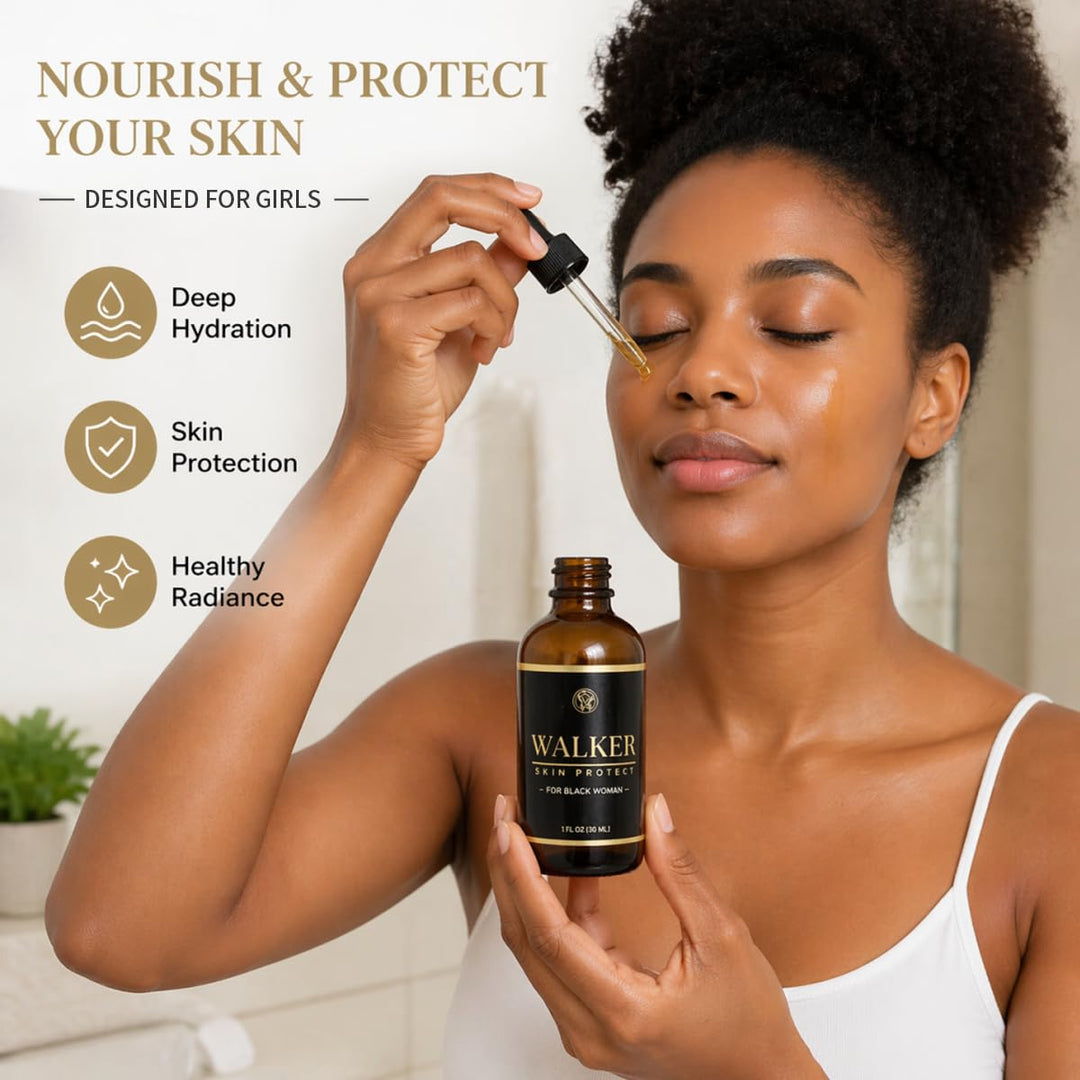 Walker Skin Protect Serum: Suero facial reafirmante natural\u2014Te...