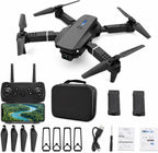 FPV Drone para cámara 1080P, mini cuadricóptero plegable, principiantes