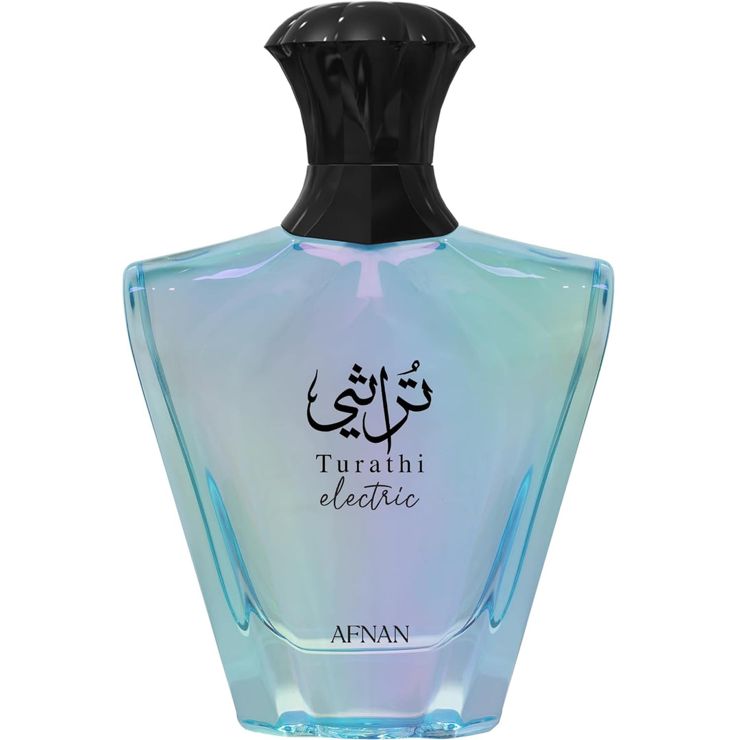 Afnan Turathi Electric - Eau de Parfum unisex, 3.0 onzas líquidas
