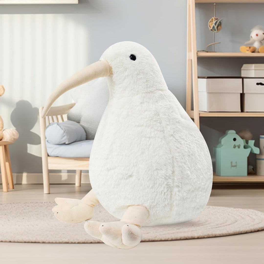 RejoyLix Kiwi Bird - Juguete de peluche de kiwi peludo, suave y esp...