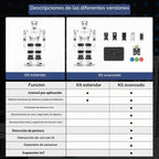 Robot de Interacción Visual y de Voz AI para Arduino Scratch Python Programación 17DOF Robot Humanoide Gran Modelo Proyecto STEM de IA Educación Comando de Voz Caminar Bailar Autopárate Kit Avanzado Tonybot
