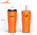 CHEERFUL GOAT Taza de viaje instantánea con forro de cerámica para café frío – Café de bolsillo especial 100% arábica, liofilizado para frescura, sin azúcar, sin aditivos, tapas dobles con tapa de