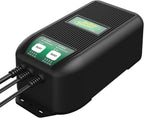 Battery Tender WaveCharge Pro - Cargador multibanco de 2 bancos, 20 amperios (10 amperios por banco) -12 V, cargador y mantenedor inteligente multibatería resistente a la intemperie - 022-1007-DL-WH