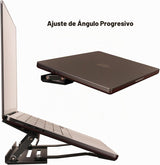Psitek Soporte elevador plegable de aluminio 3 en 1 ajustable y ple...