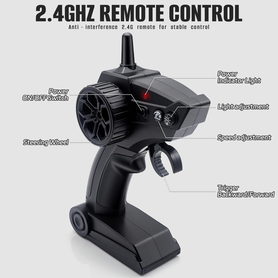 Aka Supaku Coche de deriva a control remoto, 1:24 4WD, vehículo con...