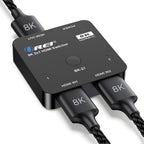 OREI Interruptor HDMI 2.1 de 2 puertos 8K, 8K a 60Hz, 4K a 120Hz