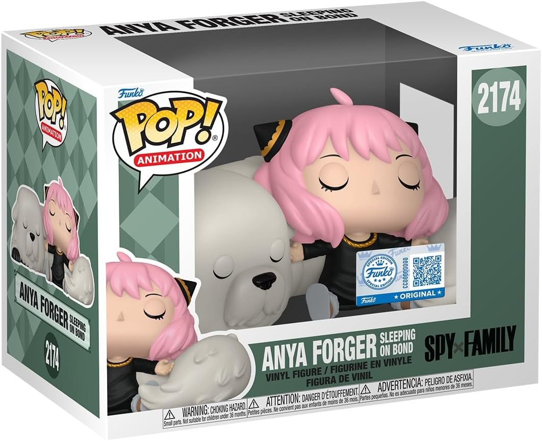 Funko Pop! Premium: SPY x Family - Anya Forger Sleeping on Bond - E...