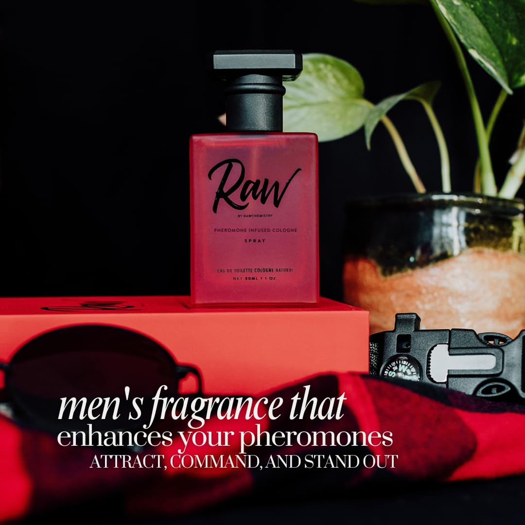 RawChemistry Colonia con Feromonas Raw para Hombres \u2013 Spray de...