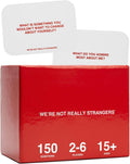 WE'RE NOT REALLY STRANGERS Card Game, Conversation Card Game para Adults