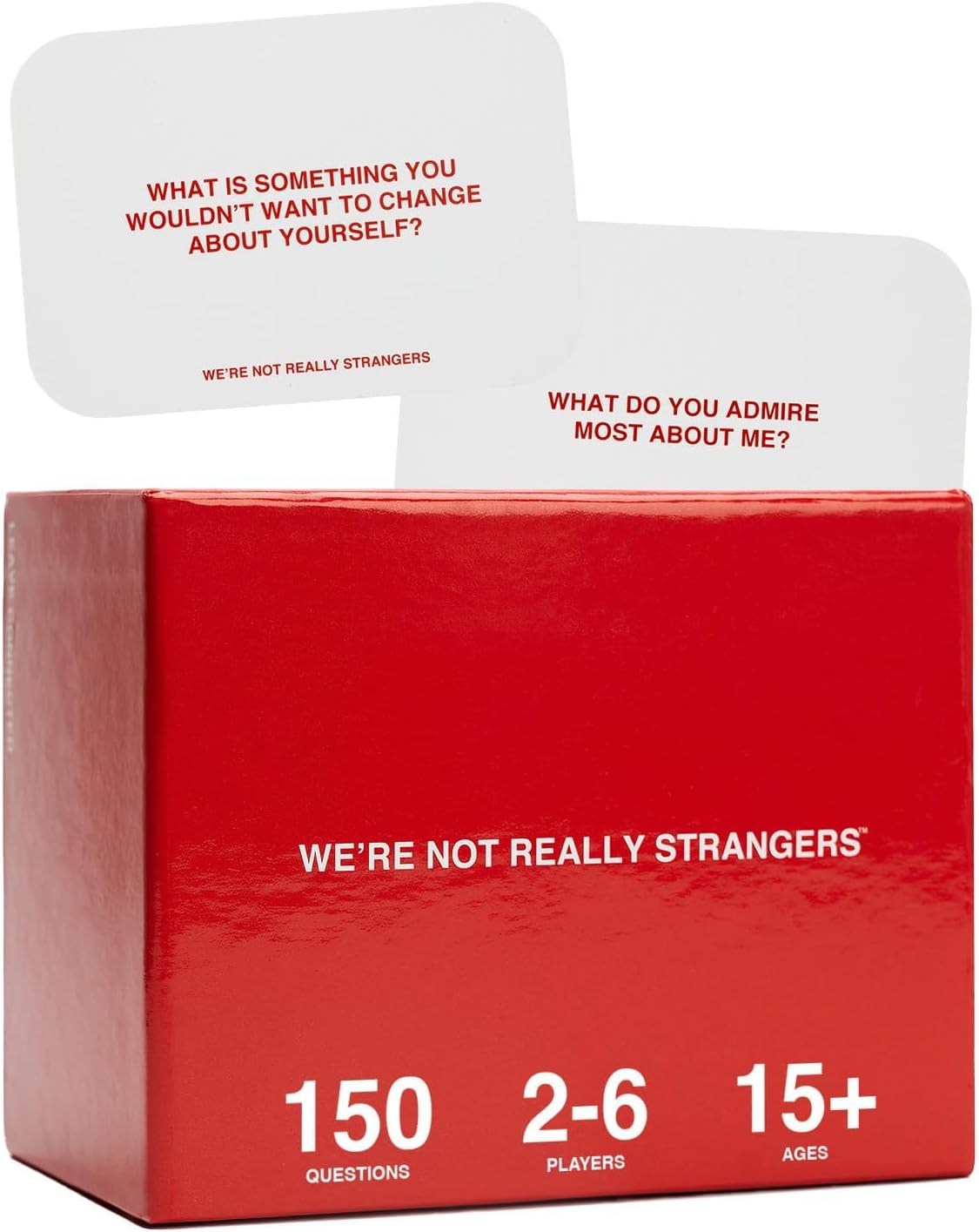 WE'RE NOT REALLY STRANGERS Card Game, Conversation Card Game para Adults