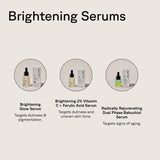 Acure Brightening Glow Serum - Suero facial antienvejecimiento, bri...