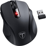 HOTWEEMS Ratón inalámbrico, D-09 Ratón inalámbrico USB para laptop,...