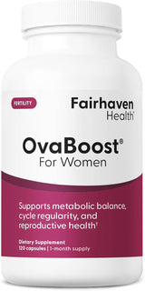 Fairhaven Health Ovaboost Suplementos de fertilidad para mujeres |...