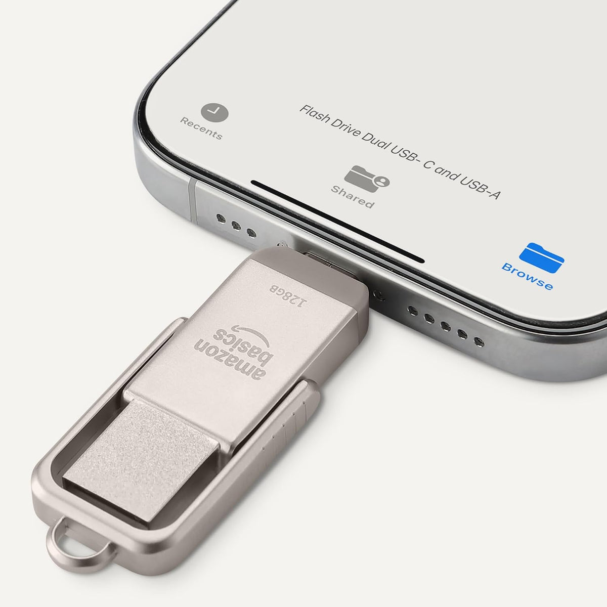Amazon Basics Unidad Flash USB, Memoria Stick con Puertos Duales US...