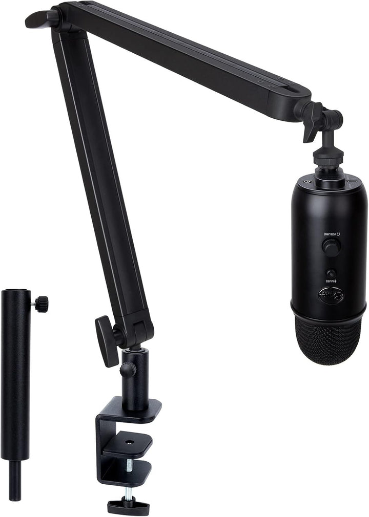 Blue Yeti - Brazo Boom con tubo de extensión, brazo de micrófono co...