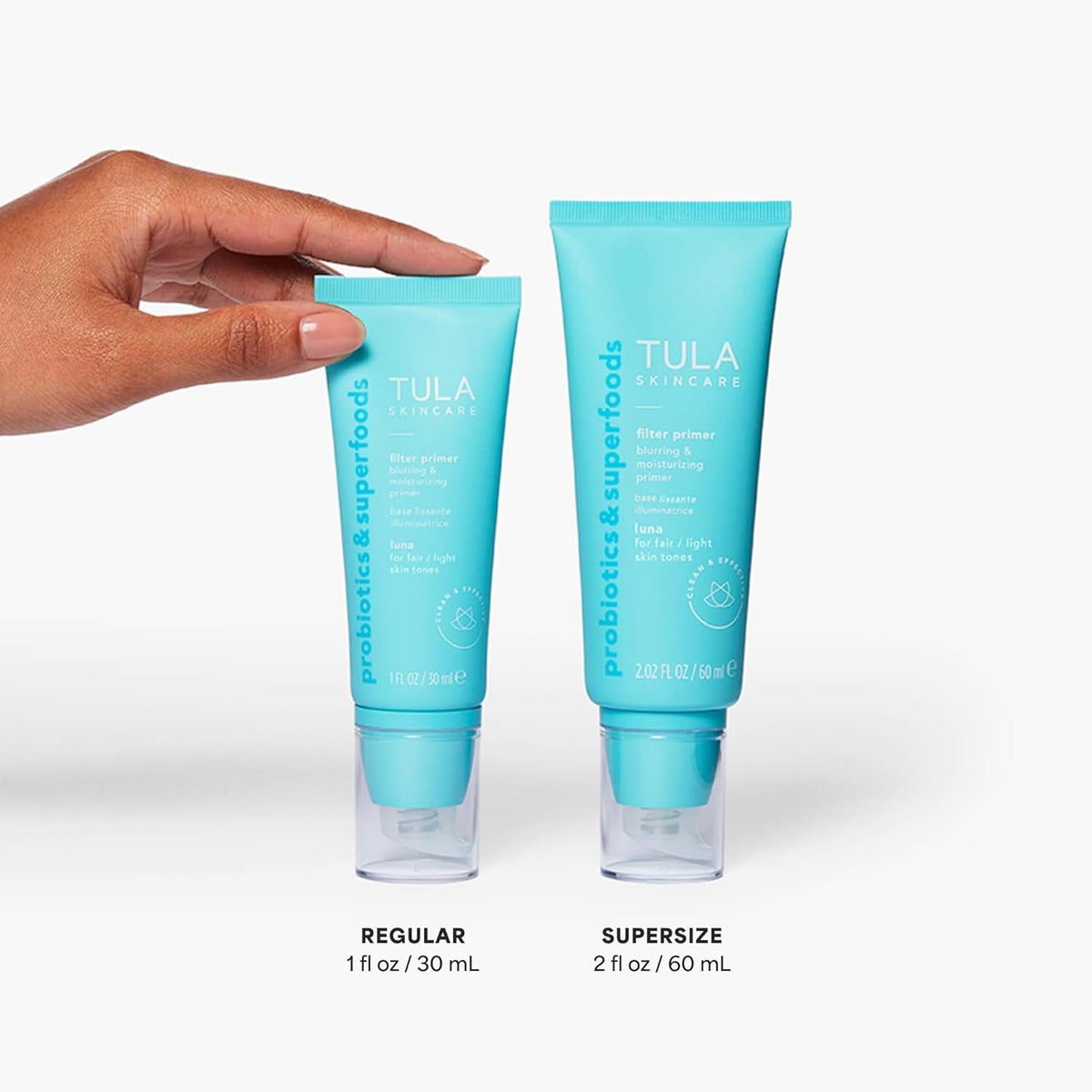 TULA Skin Care - Prebase difuminadora e hidratante con filtro para...