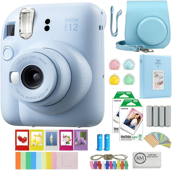 Fujifilm Instax Mini 12 - Cámara de película instantánea | Azul pas...