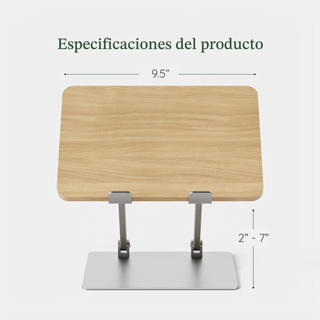 Branch Soporte ajustable para portátil, elevador portátil de madera para