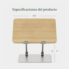 Branch Soporte ajustable para portátil, elevador portátil de madera para