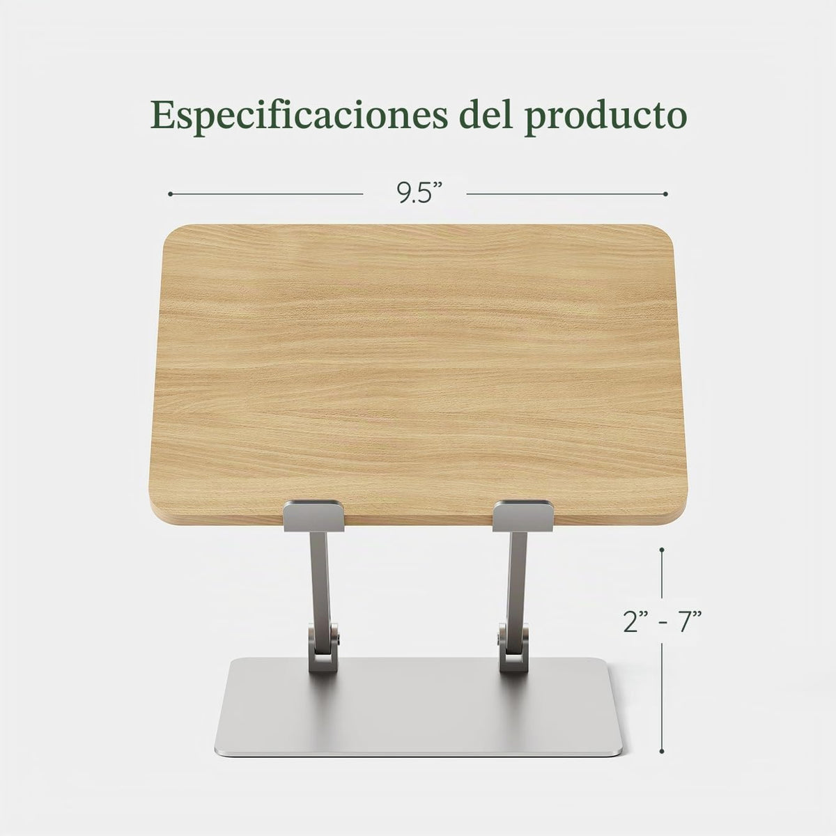 Branch Soporte ajustable para portátil, elevador portátil de madera para