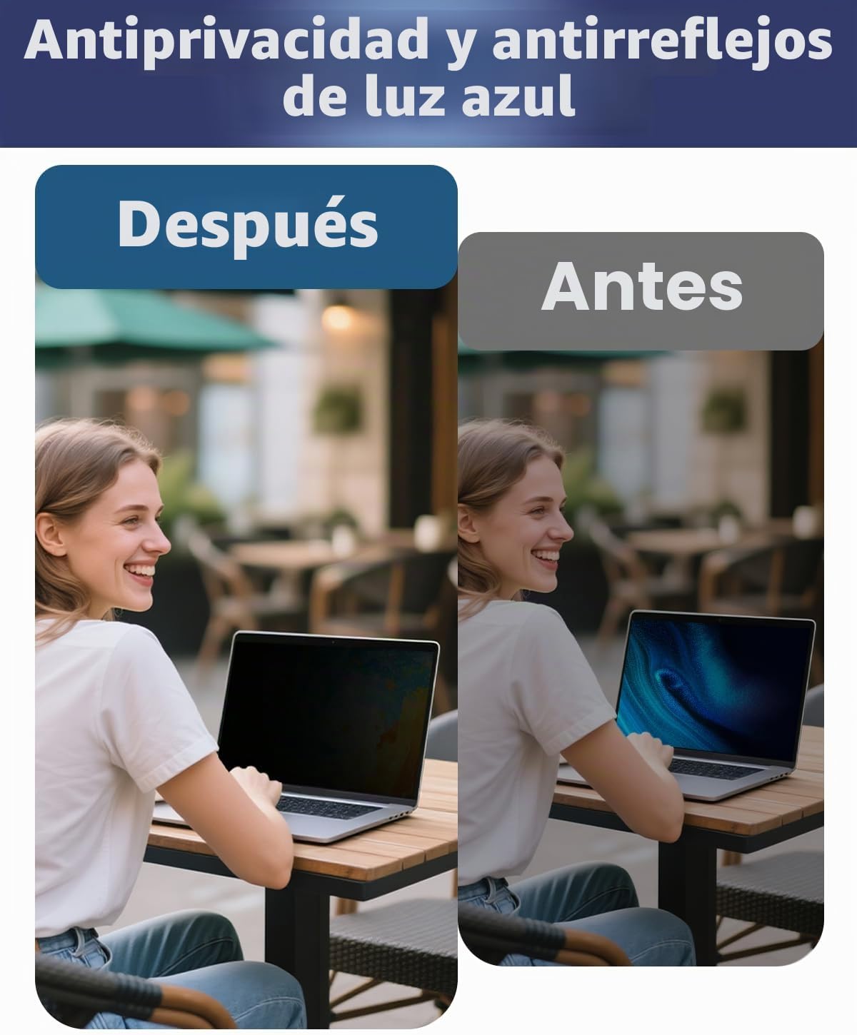 Pantalla magnética de privacidad para laptop de 16 pulgadas 16:10,...