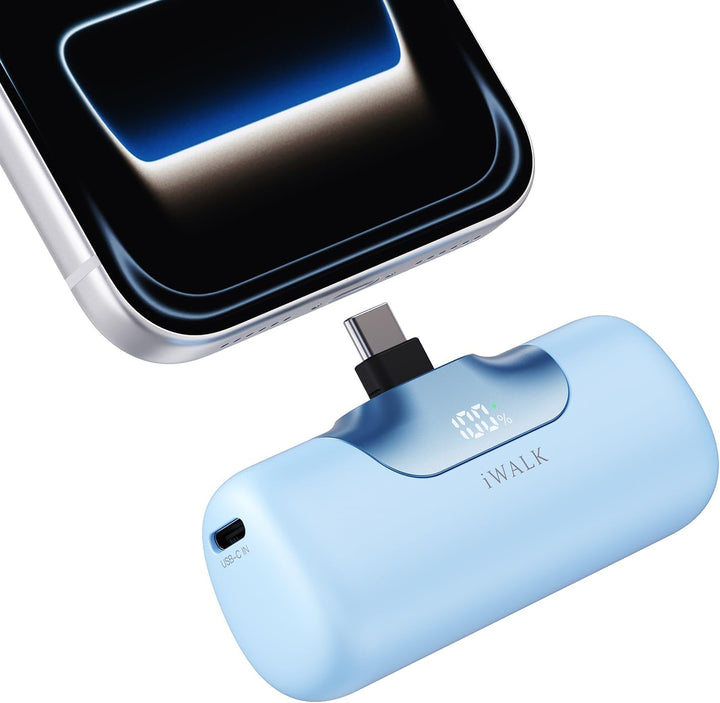 iWALK Cargador portátil de 5500 mAh, banco de energía pequeño de pr...