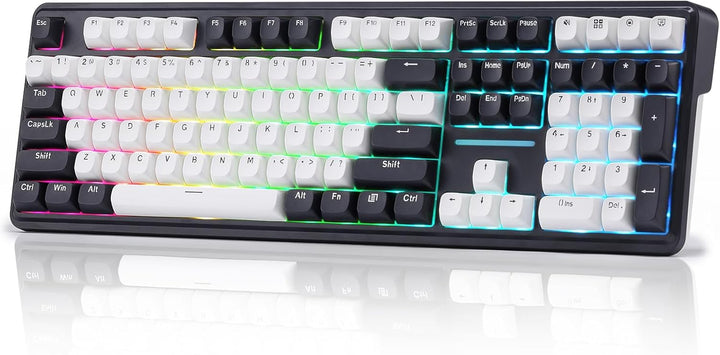 Redragon K745 PRO Teclado de Juegos Inalámbrico con Sello RGB, Tecl...