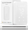 meross Termostato inteligente para zócalos eléctricos y calentadores de pared, compatible con HomeKit, Alexa y Google Home, Termostato programable Wi-Fi de 120V-240V con fácil instalación, ahorro de