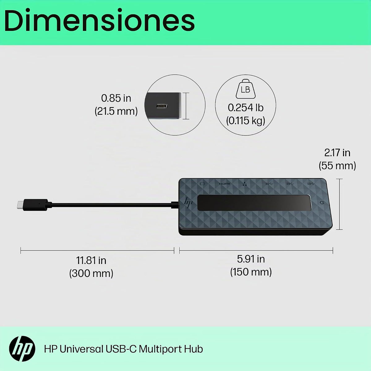 HP, 50H98AA, hub USB