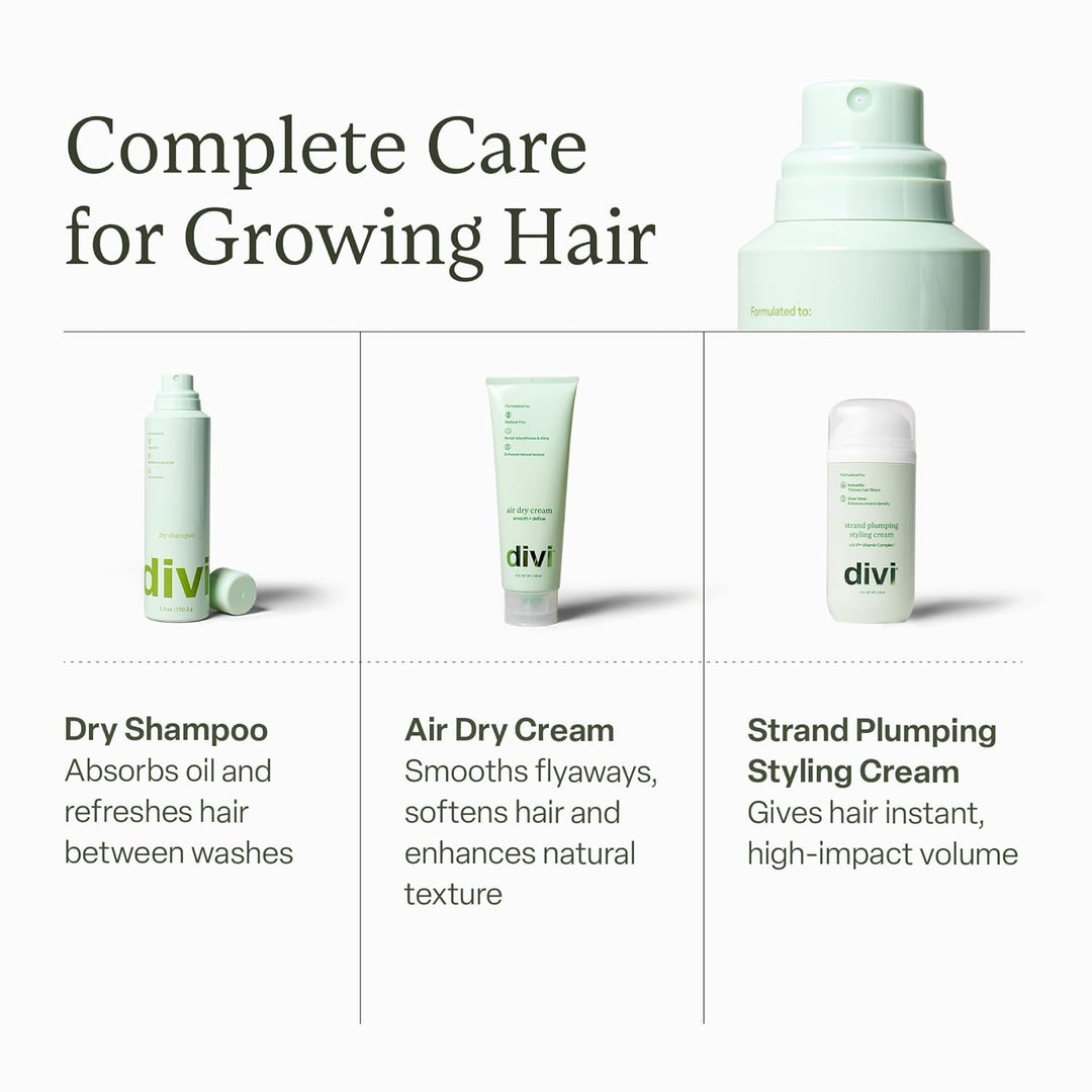 divi Champú en aerosol seco para mujeres, formulado para absorber a...