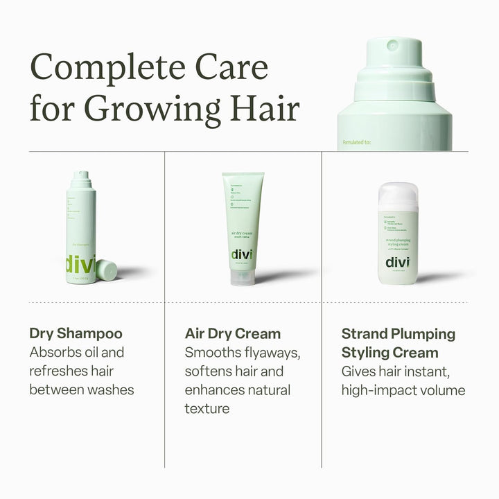 divi Champú en aerosol seco para mujeres, formulado para absorber a...