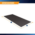 Marcy Esterilla de Equipo de Fitness y Protector de Suelo Compatible con Cintas de Correr, Elípticas, Bicicletas Estáticas, Bicicletas Estacionarias y Accesorios