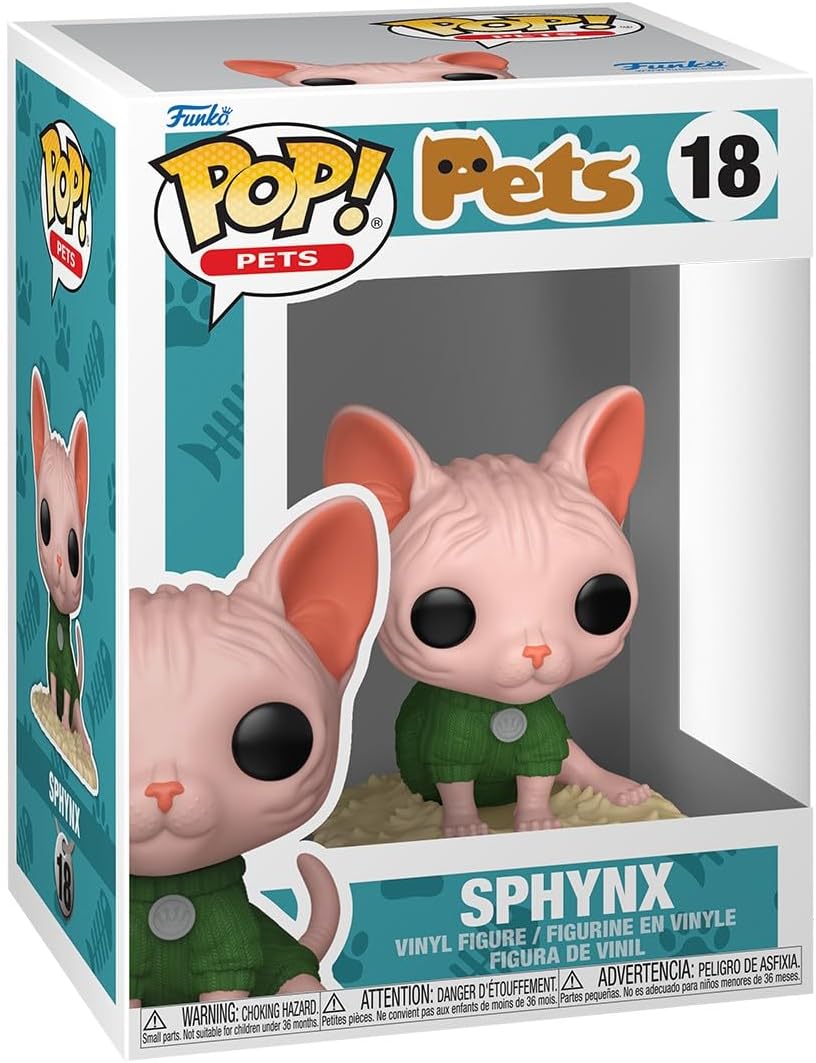 Funko Pop! Pets: Sphinx Cat - Figura de vinilo coleccionable - Idea...