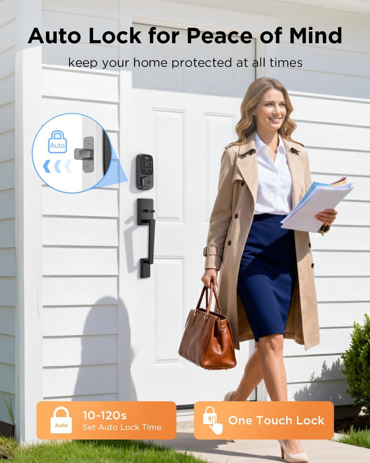 TCL Smart Lock D1 Pro, cerradura de puerta con reconocimiento de ve...