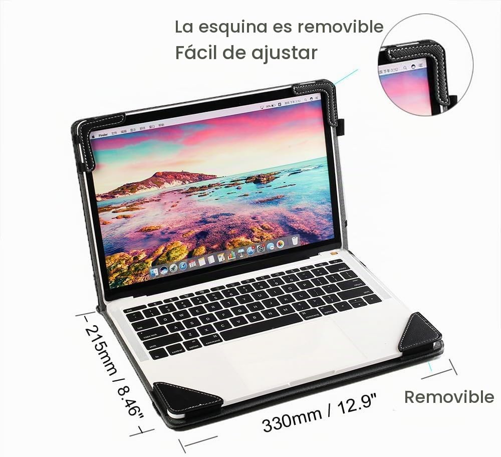Berfea Funda protectora compatible con HP EliteBook 640 G10 G9, Eli...