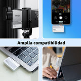 Lexar SSD portátil Go de 2 TB con concentrador, lectura de 1050 MB\...