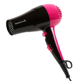 Remington Compact Styler - Secador de pelo pequeño y portátil - Secador de pelo de cerámica con 2 ajustes de calor/velocidad y botón de disparo frío para un acabado suave - Secador de mano ligero de