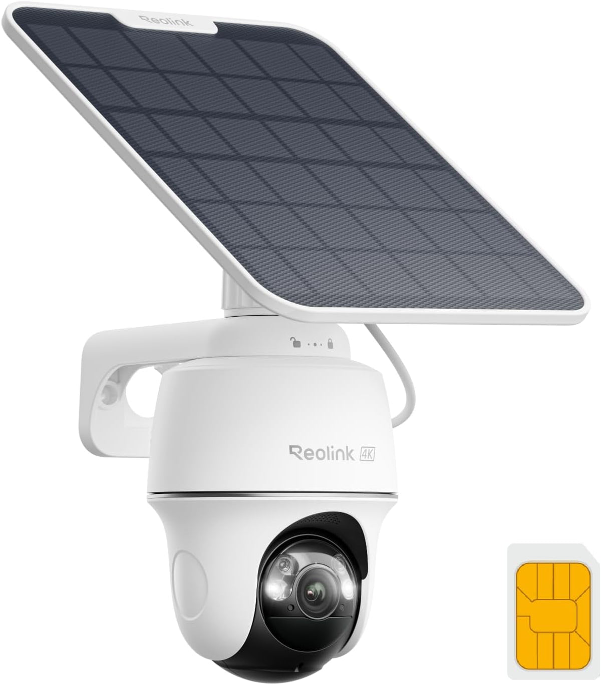 REOLINK Cámaras de seguridad solares 4K al aire libre, cámara celular 4G