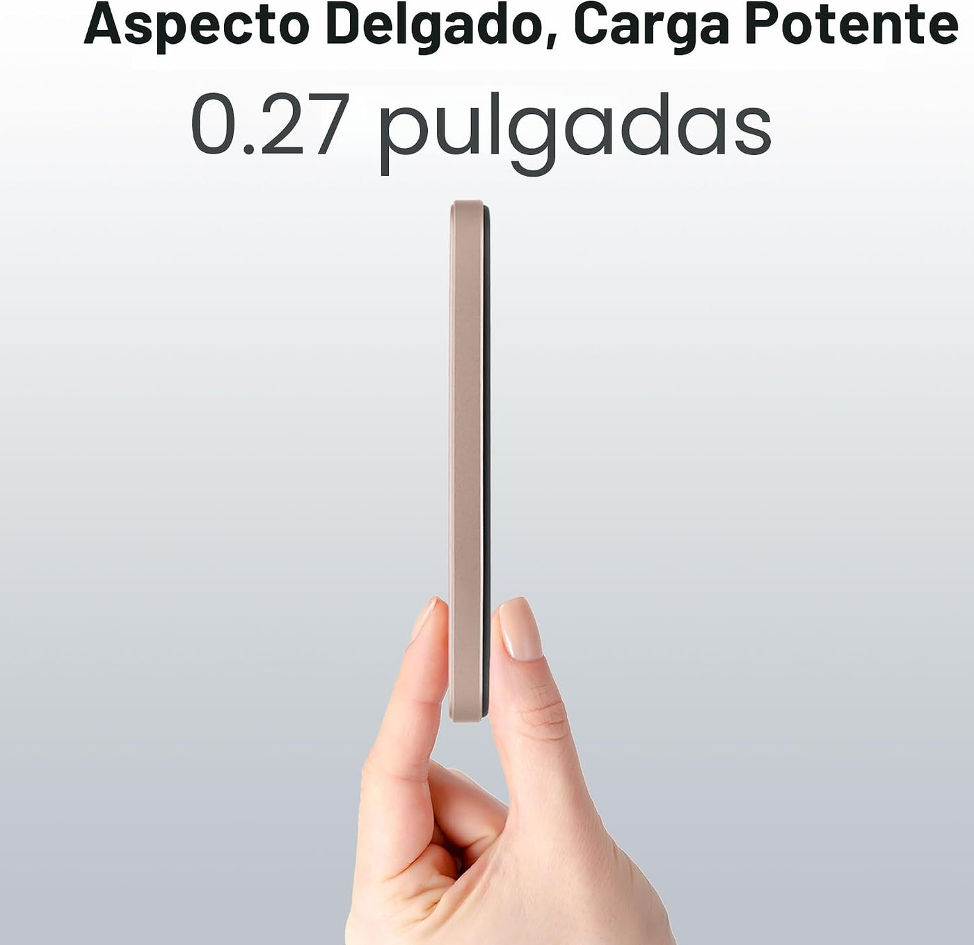 VONUV Cargador portátil magnético de 5000mAh, cargador inalámbrico...
