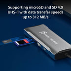 j5create Estación de acoplamiento para laptop, 9 en 1, 4K60Hz HDMI, USB-C