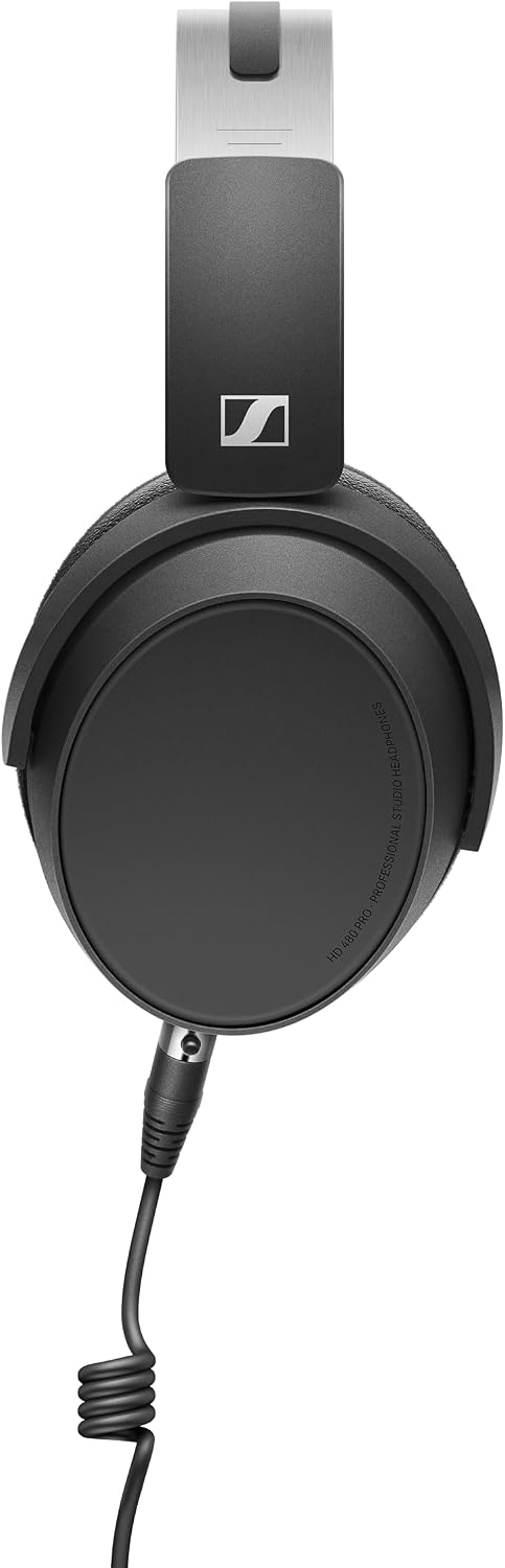 HD 480 PRO Plus Auriculares profesionales de estudio cerrados, color negro